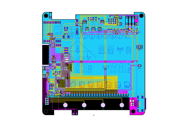 WiFi Underfloor Heating Thermostat PCB