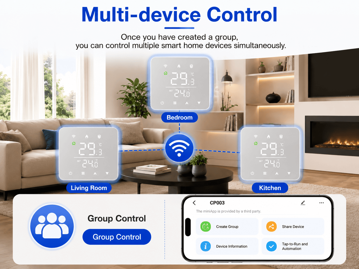Group control: effortlessly manage multiple smart home devices.png