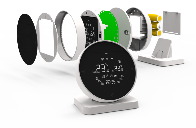 Structural Design of Wireless Water Heating Wall-Hung Boiler Thermostat
