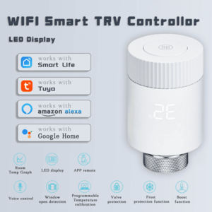 Heating control, energy saving, radiators, water heating, hot water supply, Bluetooth, Wi-Fi, smart thermostatic radiator valve, heating controller, heating, heat, thermostats, programmable, Window-opening test, Temperature calibration